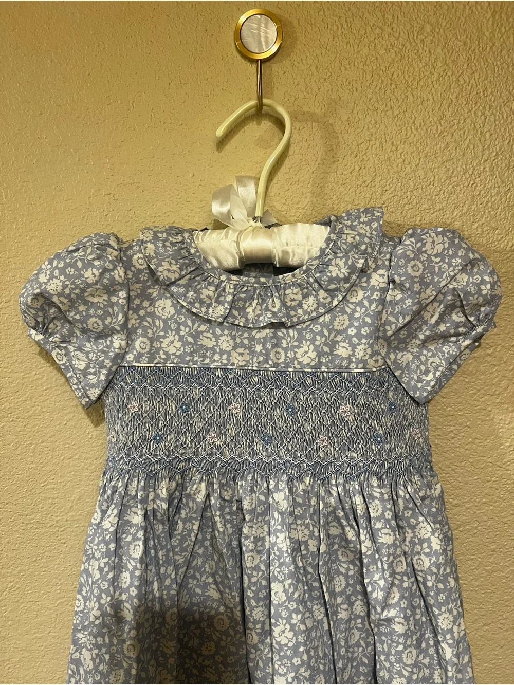 NWT Annafie London | Sophie Dress | Hand-Smocked Dress with Matching Headband